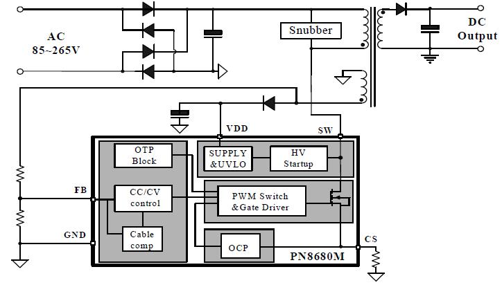 pn8680應用電路圖